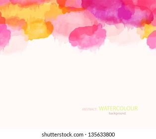 Abstract watercolor background