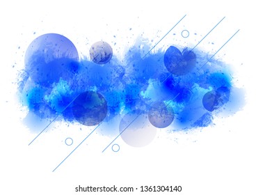Abstract watercolor background.