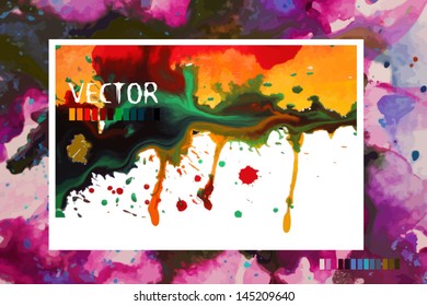 abstract watercolor background
