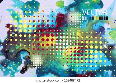 abstract watercolor background 