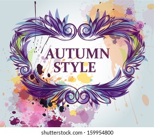 Abstract watercolor background