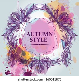 Abstract watercolor background