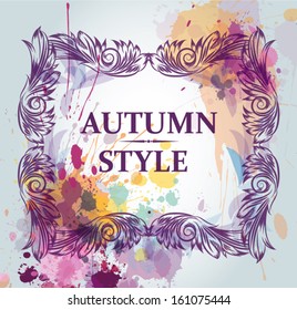Abstract watercolor background