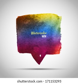 Abstract watercolor background.