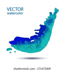 Abstract watercolor background