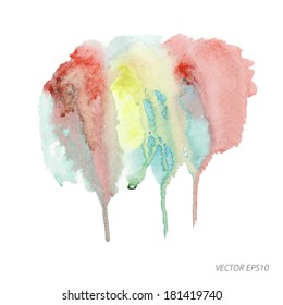 Abstract watercolor background.