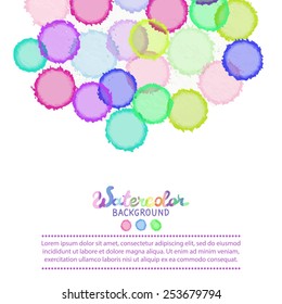 Abstract Watercolor Background