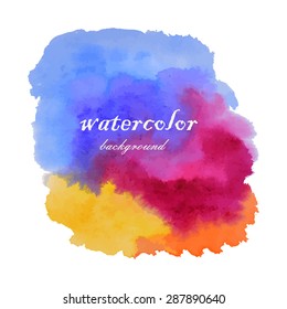 Abstract  watercolor background.