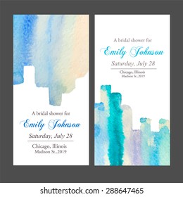 Abstract watercolor background