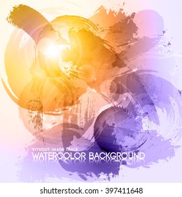 Abstract Watercolor background