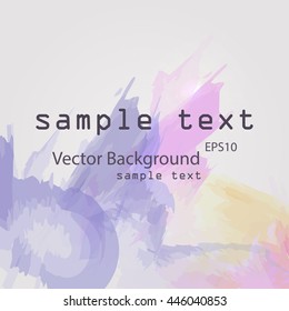 Abstract watercolor background.
