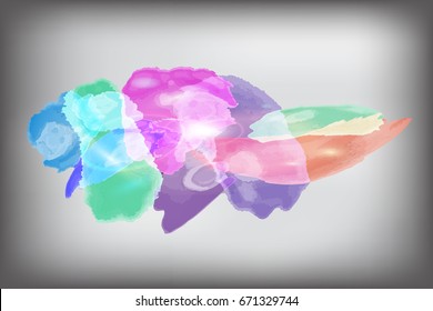 Abstract watercolor background.