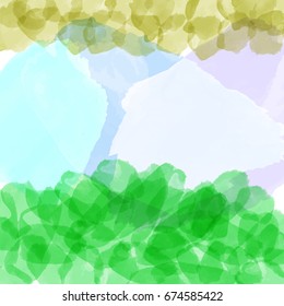 Abstract watercolor background.
