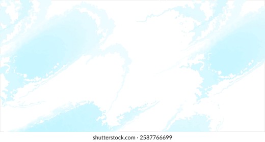 Abstract watercolor background in blue-gray tones, with smooth transitions between colors, resembling a winter sky with mist and snow haze