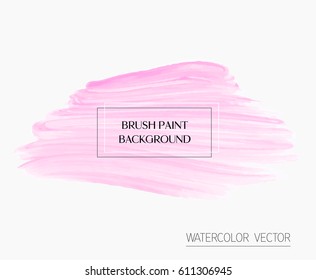 Abstract watercolor background brush paint texture design poster illustration vector. Perfect acrylic design for headline, logo and sale banner. 
