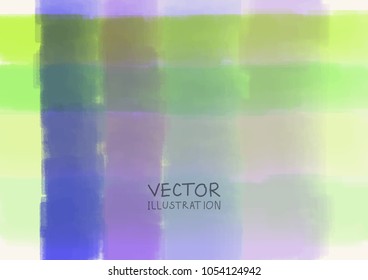 Abstract watercolor background of color mix. Vector illustration,a mixture of colors, strip with a spray of water colors.