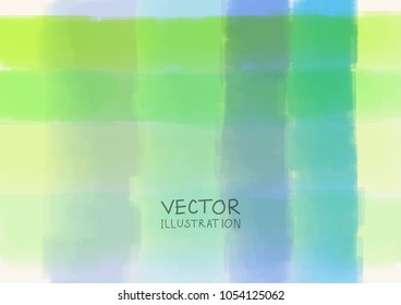 Abstract watercolor background of color mix. Vector illustration,a mixture of colors, strip with a spray of water colors.