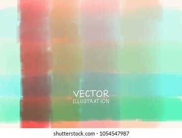 Abstract watercolor background of color mix. Vector illustration,a mixture of colors, strip with a spray of water colors.