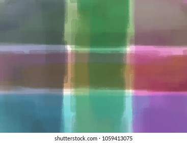 Abstract watercolor background of color mix. Vector illustration,a mixture of colors, strip with a spray of water colors.