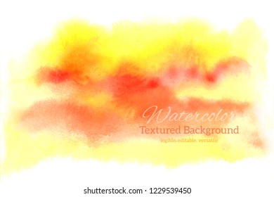Abstract watercolor background color splashing in the paper is a hand drawn.