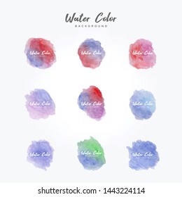 abstract watercolor background with colorful stains