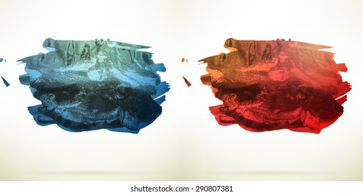 Abstract Watercolor background with copy space. EPS 10 vector file included