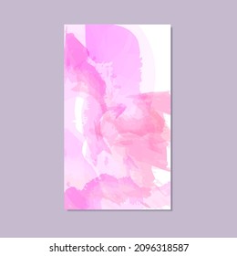 Fondo de la acuarela abstracta para diseño, ilustración vectorial