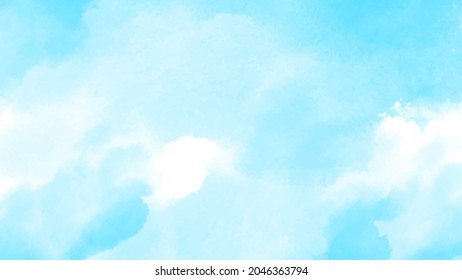 Abstract watercolor background for digital and print. sky watercolor texture grunge background banner. vector watercolor texture. 