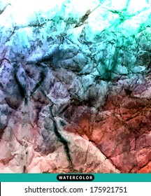 Abstract watercolor background. Watercolor drop.
