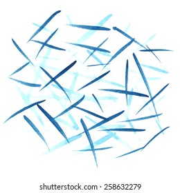 Abstract watercolor background with expressive brush strokes