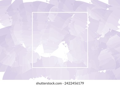 Abstract watercolor background with frame