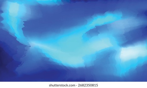 Fondo abstracto de acuarela degradado de color azul claro