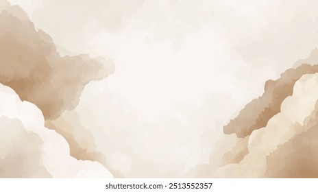 Abstract watercolor background. Hand drawn vector texture. Brush stroked painting pastel color watercolour