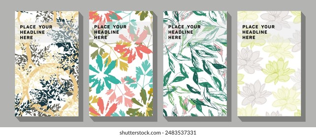Abstract watercolor background. Hand painted texture, vector illustration.  Two multicolored parrots in front