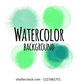 Abstract watercolor background image with a liquid splatter of aquarelle paint, isolated on white. Yellow tones