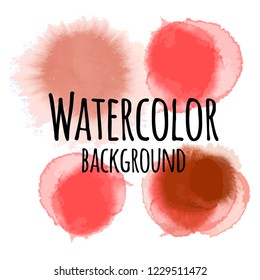 Abstract watercolor background image with a liquid splatter of aquarelle paint, isolated on white. Yellow tones