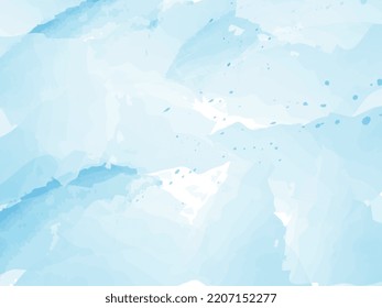 Abstract Watercolor background with light blue color