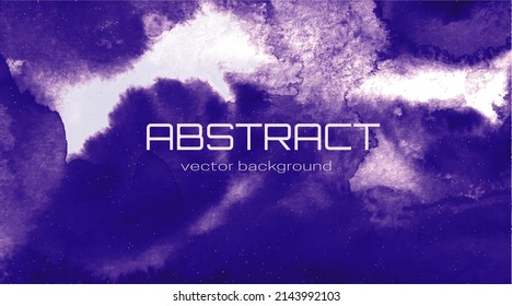 Abstract watercolor background. Outer space drawn. Universe place for text. Space watercolor wallpaper
