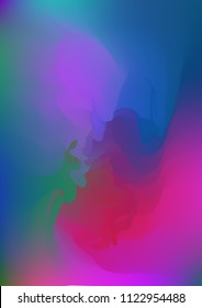 Abstract watercolor background, painted vector illustration like sea waves. Watercolor gradient pattern with thin wavy border lines, vector painting. Bright substrate. Abstract colorful oil paints.