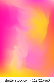 Abstract watercolor background, painted vector illustration like sea waves. Watercolor gradient pattern with thin wavy border lines, vector painting. Bright substrate. Abstract colorful oil paints.