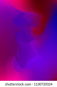Abstract watercolor background, painted vector illustration like sea waves. Watercolor gradient pattern with thin wavy border lines, vector painting. Bright substrate. Abstract colorful oil paints.