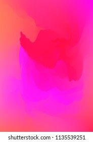 Abstract watercolor background, painted vector illustration like sea waves. Watercolor gradient pattern with thin wavy border lines, vector painting. Bright substrate. Abstract colorful oil paints.