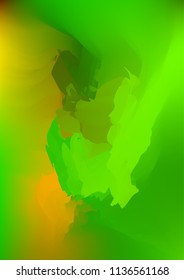 Abstract watercolor background, painted vector illustration like sea waves. Watercolor gradient pattern with thin wavy border lines, vector painting. Bright substrate. Abstract colorful oil paints.