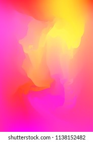 Abstract watercolor background, painted vector illustration like sea waves. Watercolor gradient pattern with thin wavy border lines, vector painting. Bright substrate. Abstract colorful oil paints.