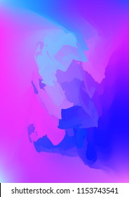 Abstract watercolor background, painted vector illustration like sea waves. Watercolor gradient pattern with thin wavy border lines, vector painting. Bright substrate. Abstract colorful oil paints.