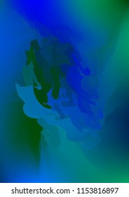 Abstract watercolor background, painted vector illustration like sea waves. Watercolor gradient pattern with thin wavy border lines, vector painting. Bright substrate. Abstract colorful oil paints.
