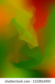 Abstract watercolor background, painted vector illustration like sea waves. Watercolor gradient pattern with thin wavy border lines, vector painting. Bright substrate. Abstract colorful oil paints.