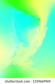 Abstract watercolor background, painted vector illustration like sea waves. Watercolor gradient pattern with thin wavy border lines, vector painting. Bright substrate. Abstract colorful oil paints.