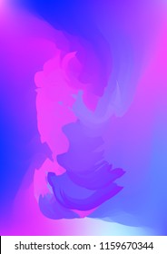 Abstract watercolor background, painted vector illustration like sea waves. Watercolor gradient pattern with thin wavy border lines, vector painting. Bright substrate. Abstract colorful oil paints.