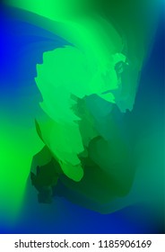 Abstract watercolor background, painted vector illustration like sea waves. Watercolor gradient pattern with thin wavy border lines, vector painting. Bright substrate. Abstract colorful oil paints.